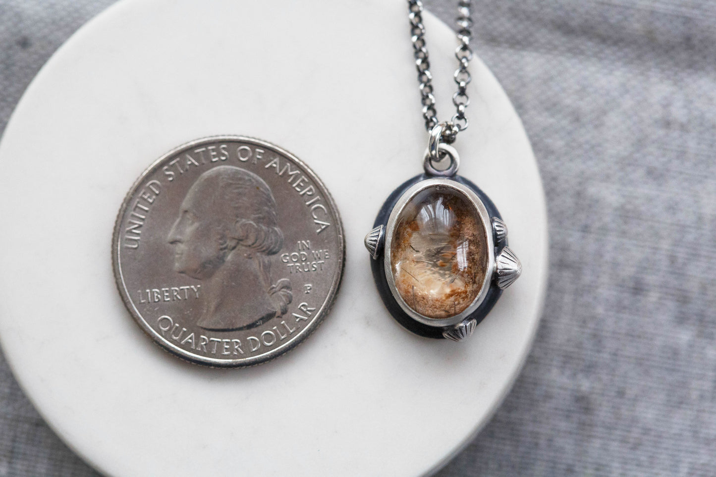 Smaller | Barnacled Tidal Pool Necklace | #4