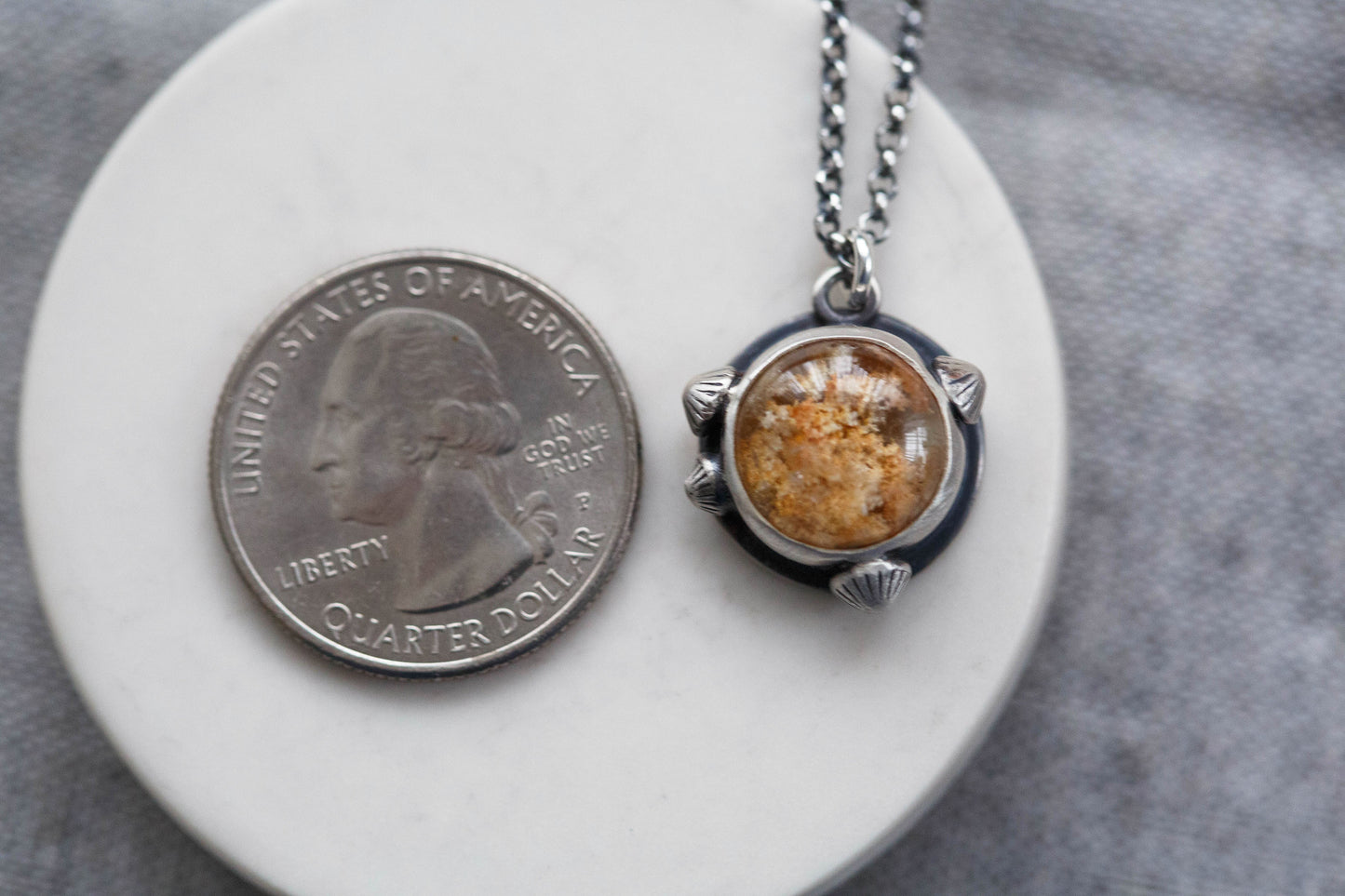 Smaller | Barnacled Tidal Pool Necklace | #6