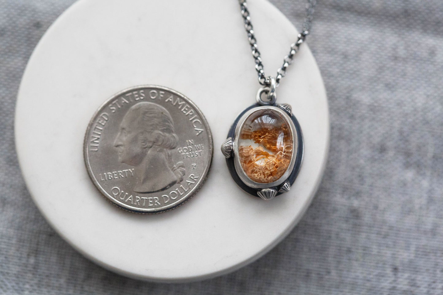 Smaller | Barnacled Tidal Pool Necklace | #12