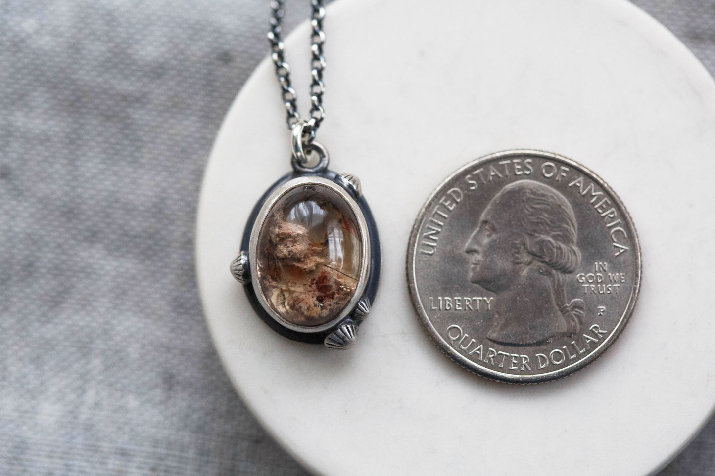 Smaller | Barnacled Tidal Pool Necklace | #13