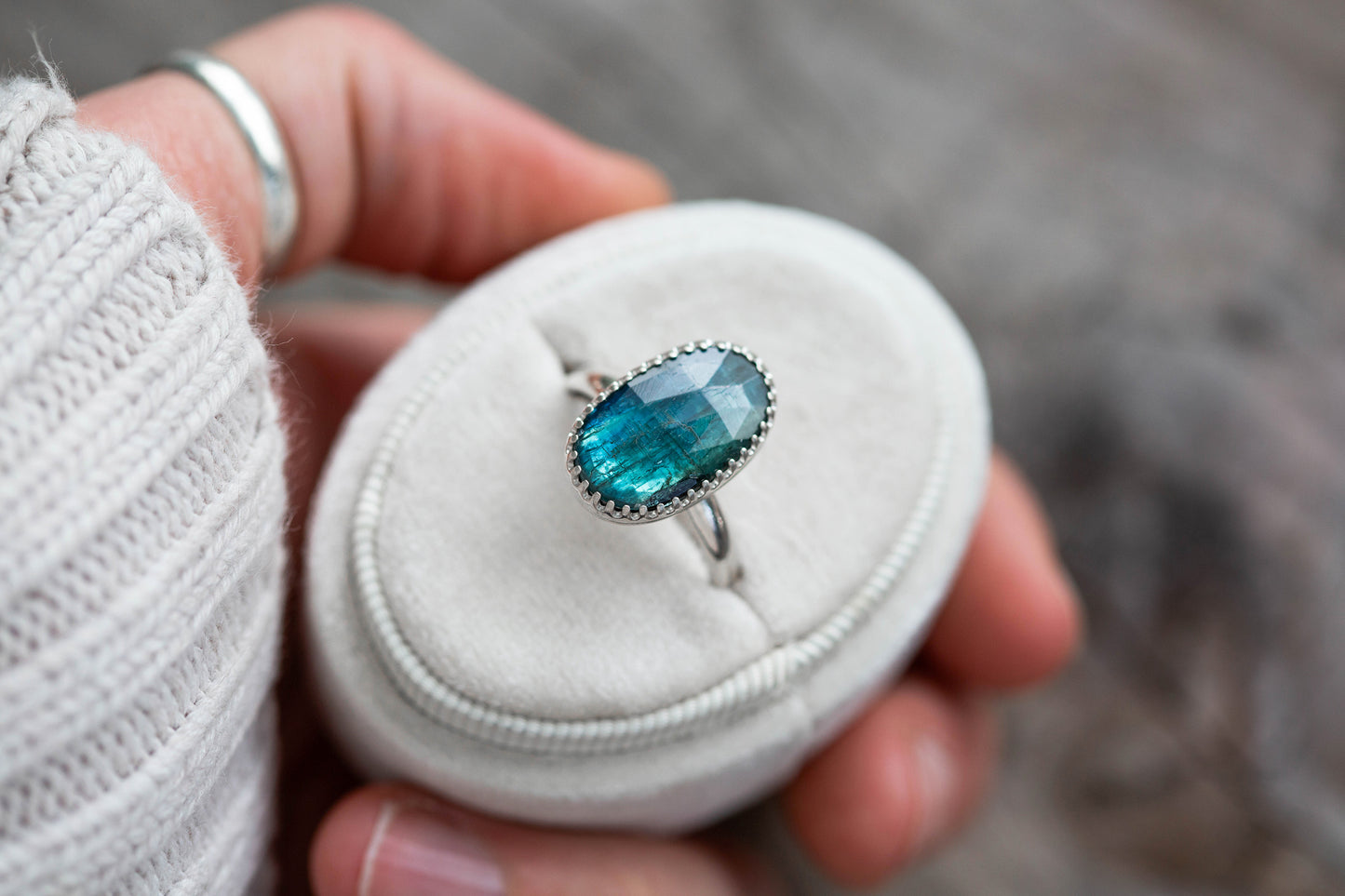 Size 8.5 | Kyanite Ring | #16