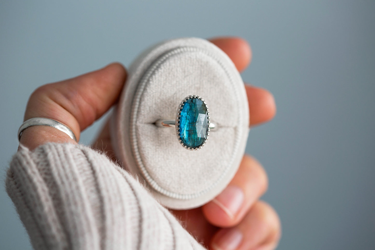 Size 8.5 | Kyanite Ring | #16