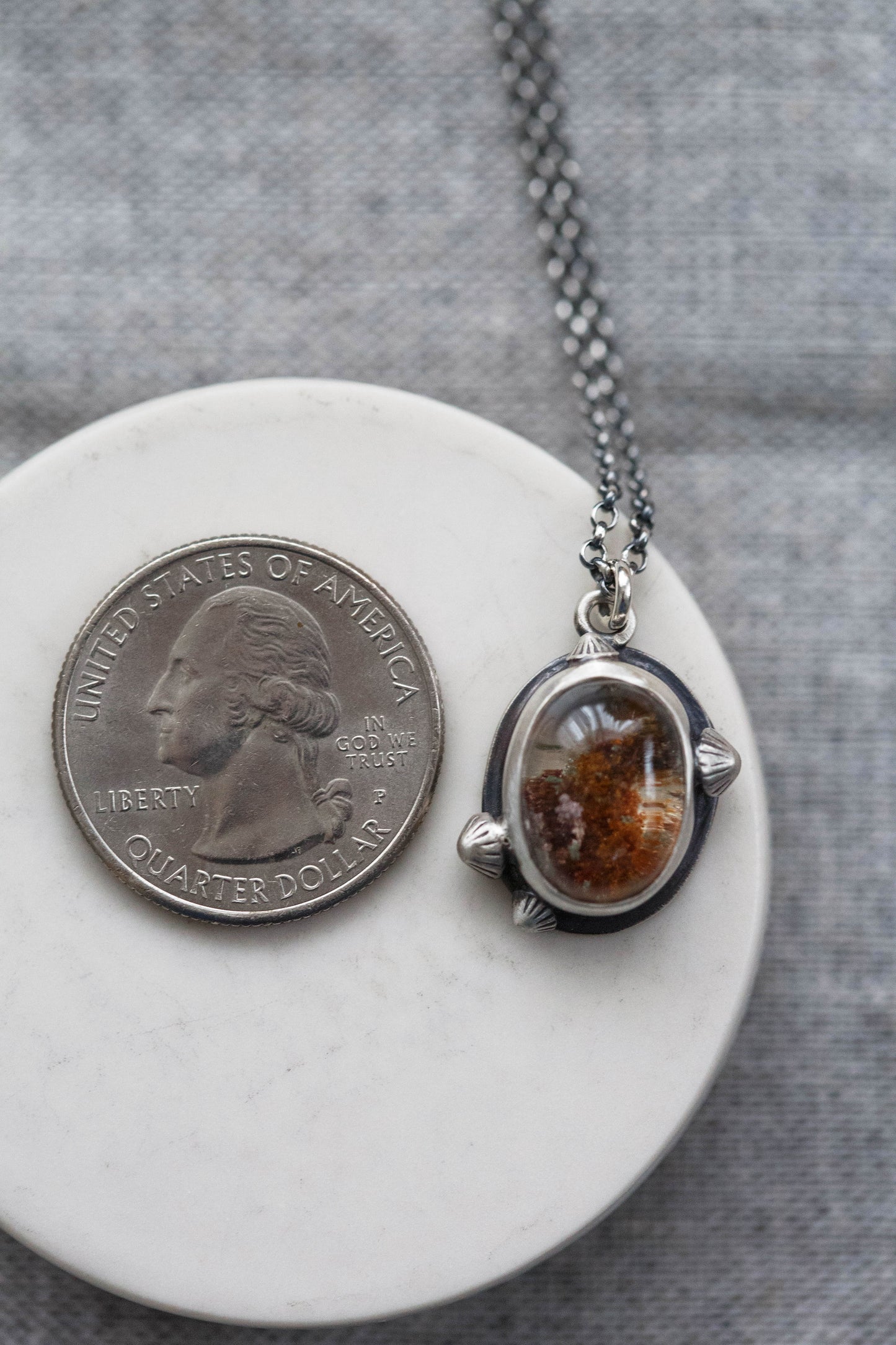 Smaller | Barnacled Tidal Pool Necklace | #16