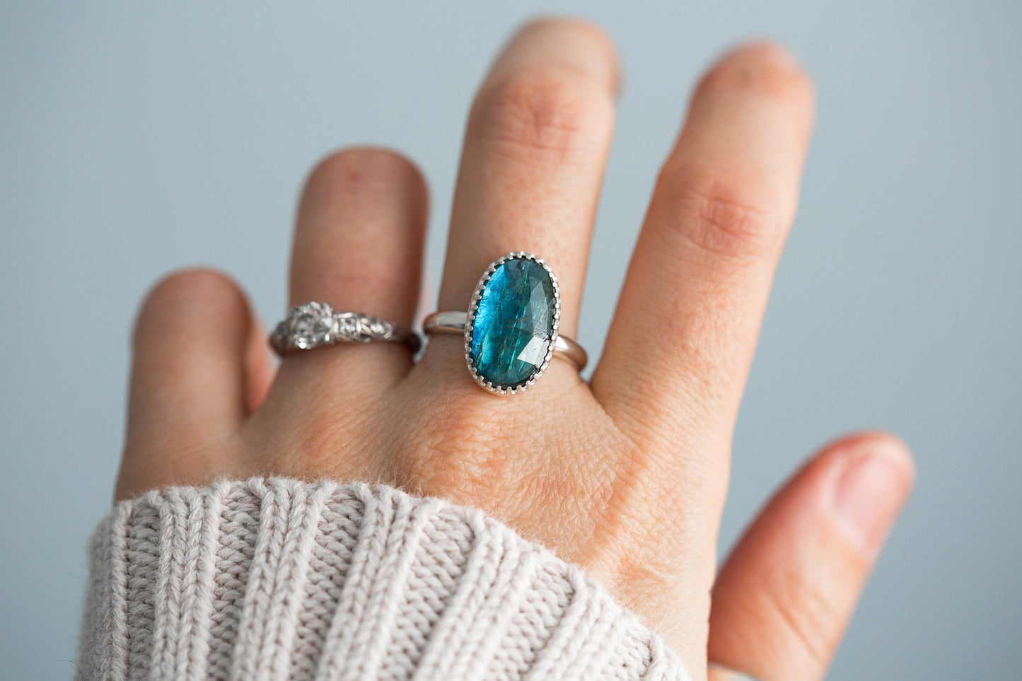 Size 8.5 | Kyanite Ring | #16