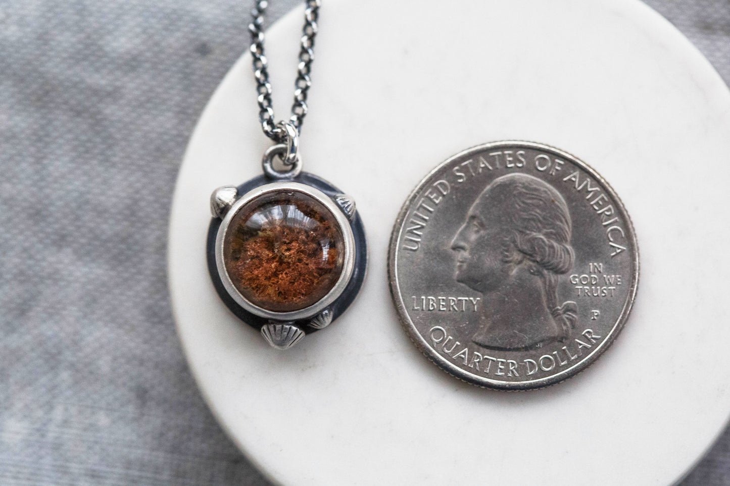 Smaller | Barnacled Tidal Pool Necklace | #18