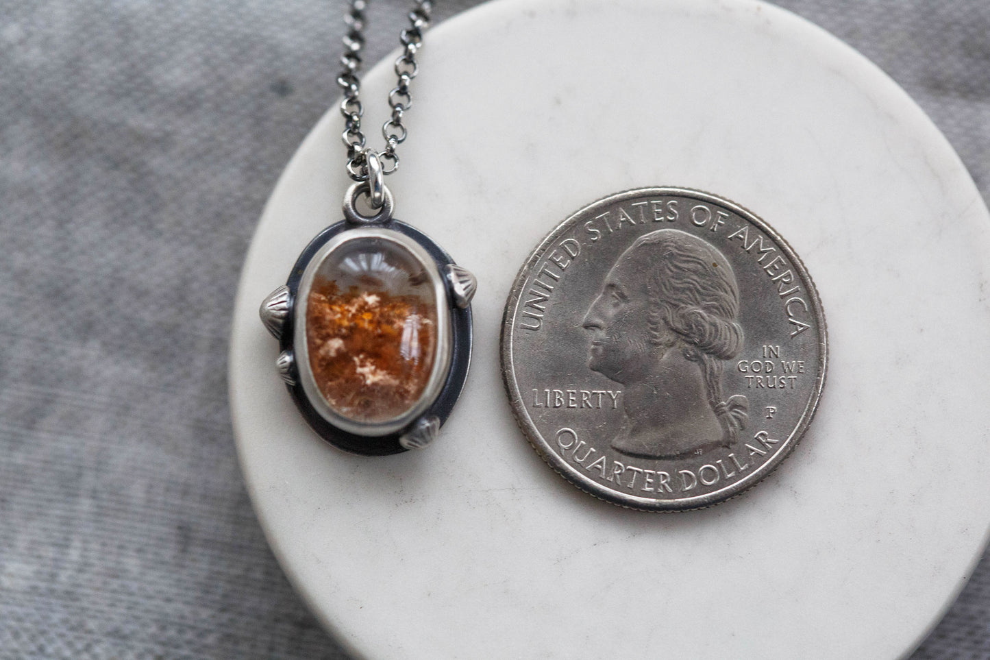 Smaller | Barnacled Tidal Pool Necklace | #19