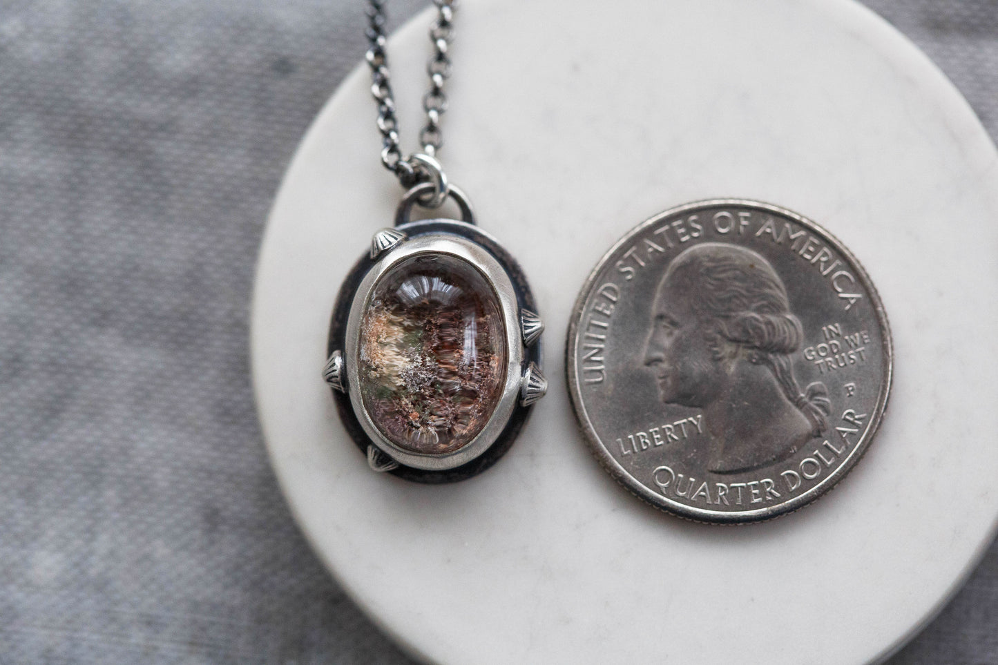 Smaller | Barnacled Tidal Pool Necklace | #24