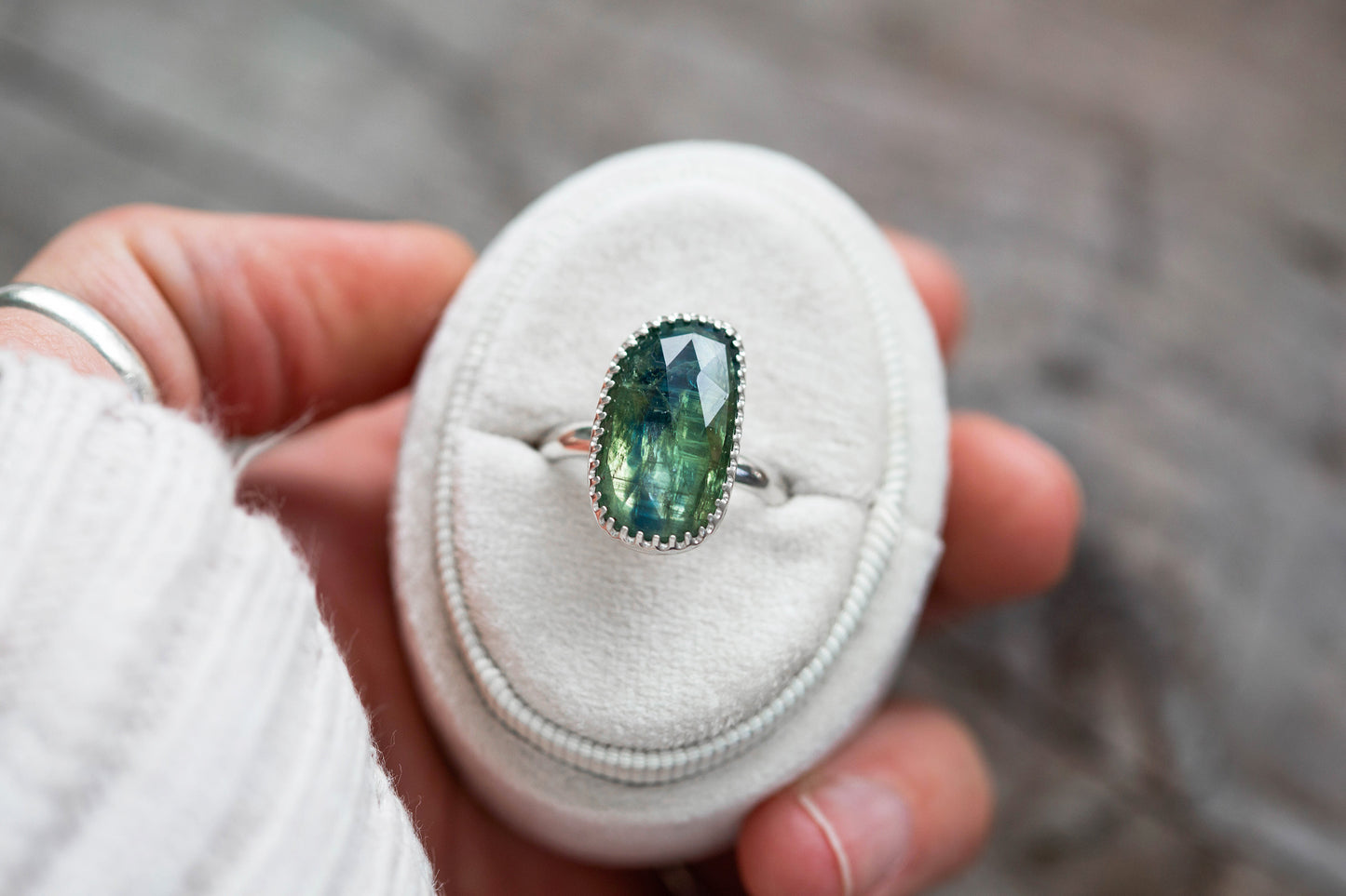 Size 8 | Kyanite Ring | #19