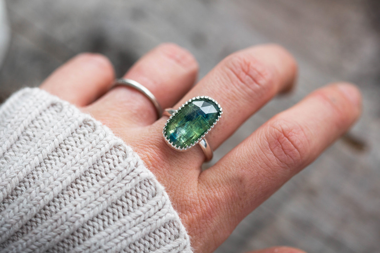 Size 8 | Kyanite Ring | #19