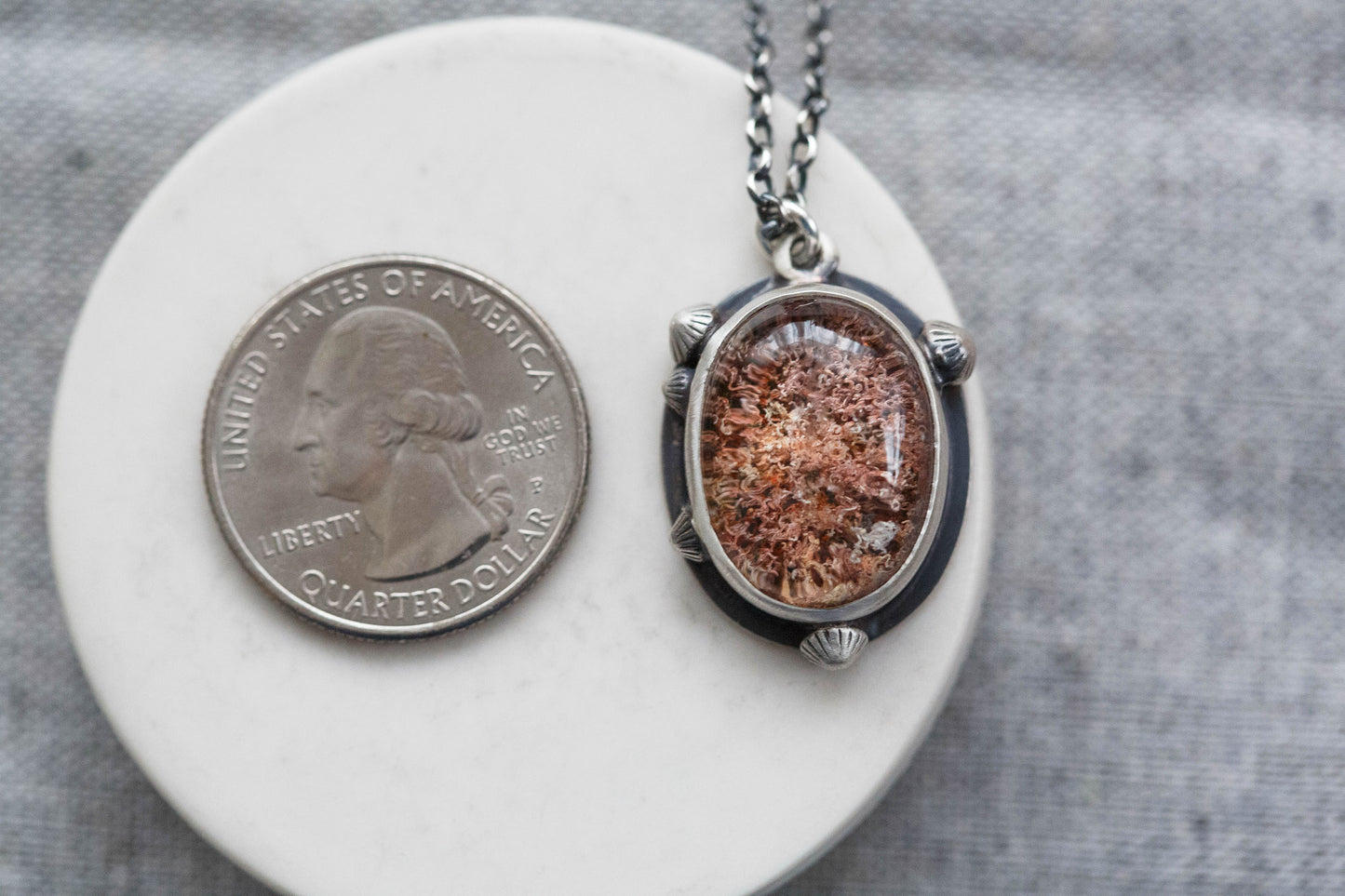 Larger | Barnacled Tidal Pool Necklace | #33