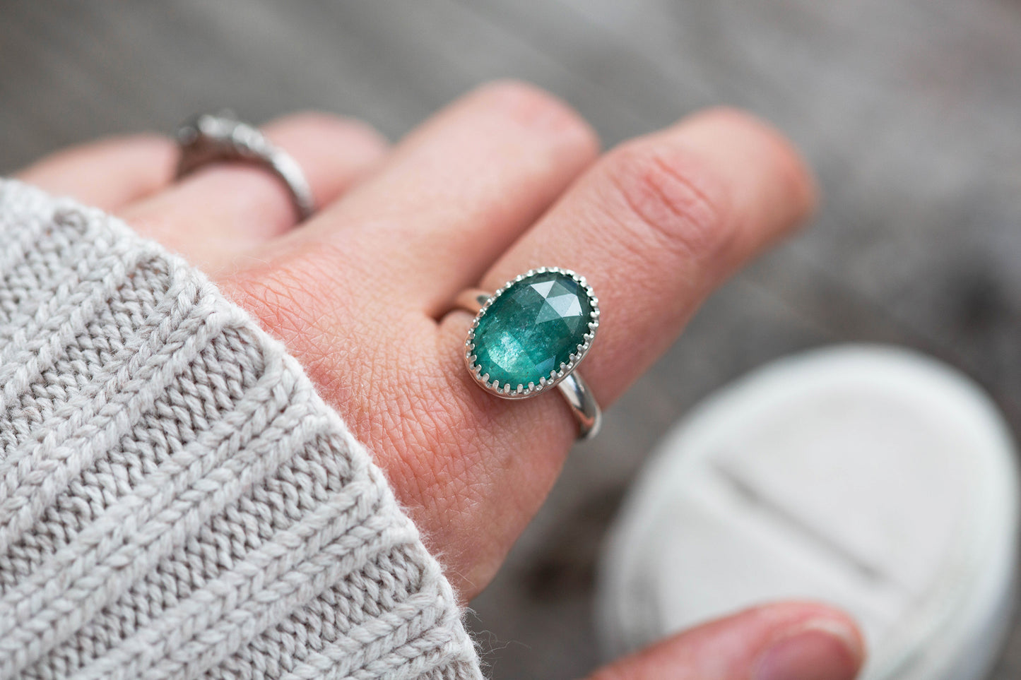 Size 7.5 | Kyanite Ring | #20