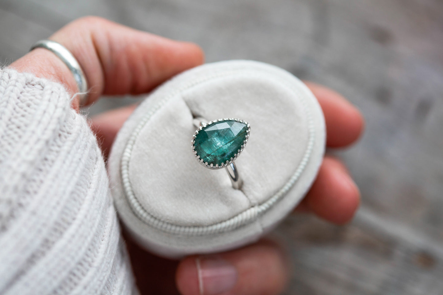 Size 8.5 | Kyanite Ring | #22