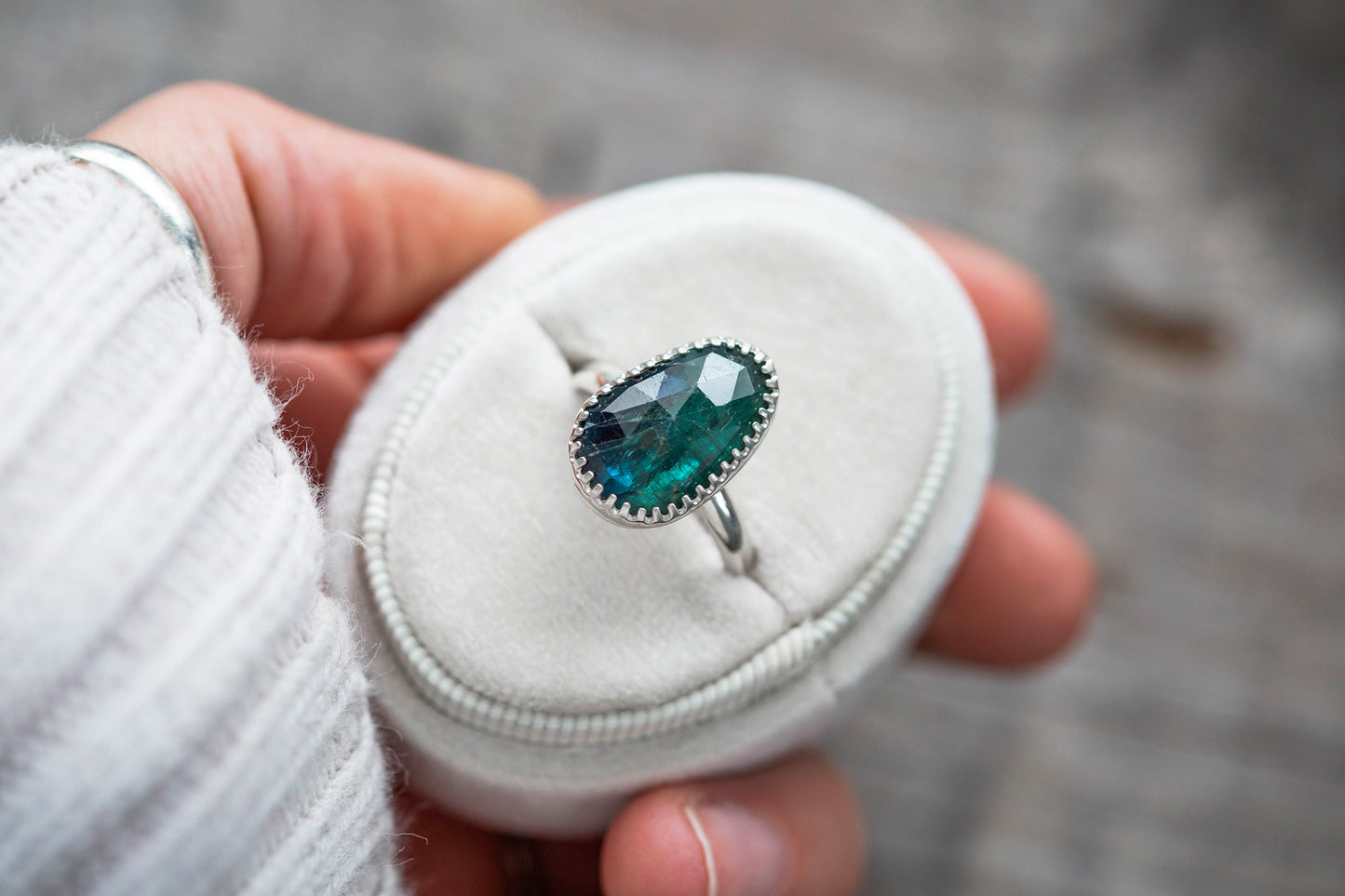 Size 8 | Kyanite Ring | #23