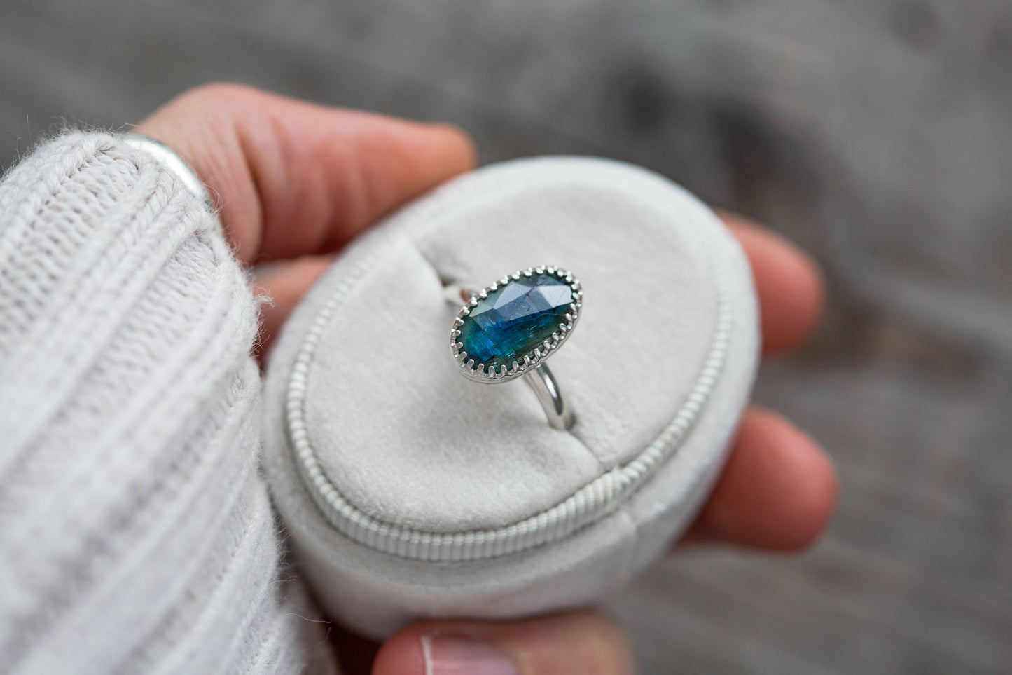 Size 8 | Kyanite Ring | #24