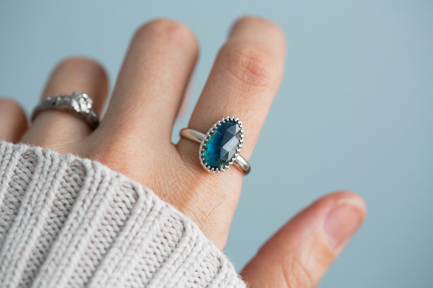Size 8 | Kyanite Ring | #24