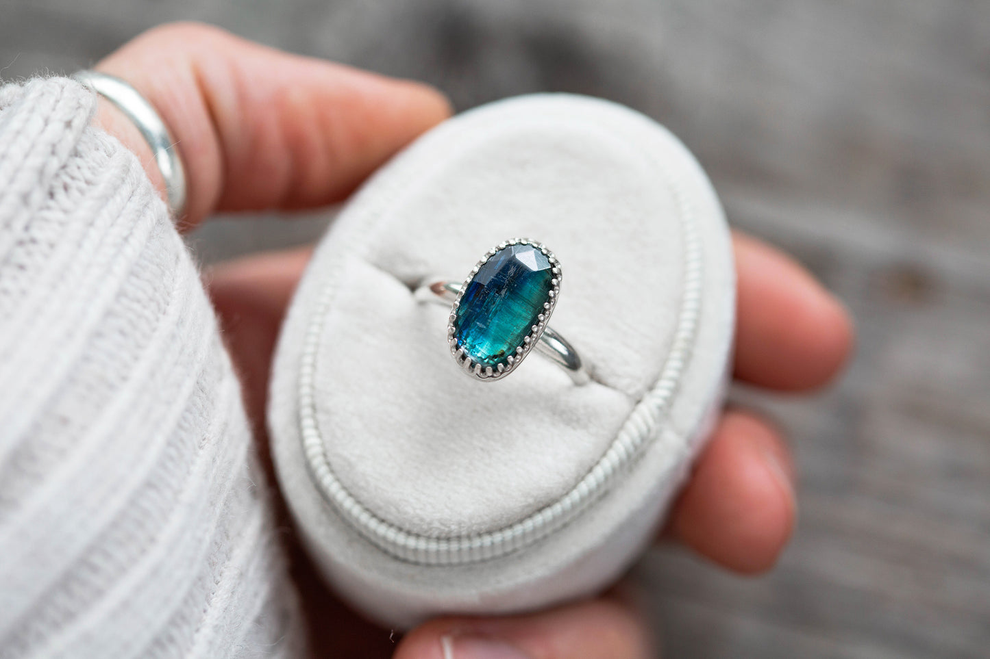 Size 8 | Kyanite Ring | #27