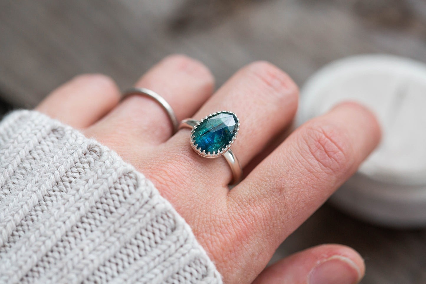 Size 9 | Kyanite Ring | #29