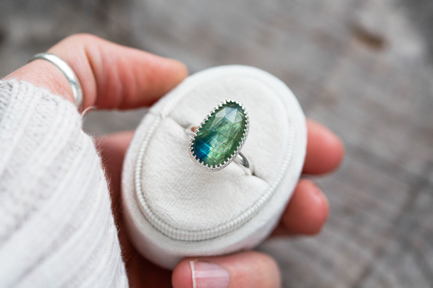 Size 9 | Kyanite Ring | #31