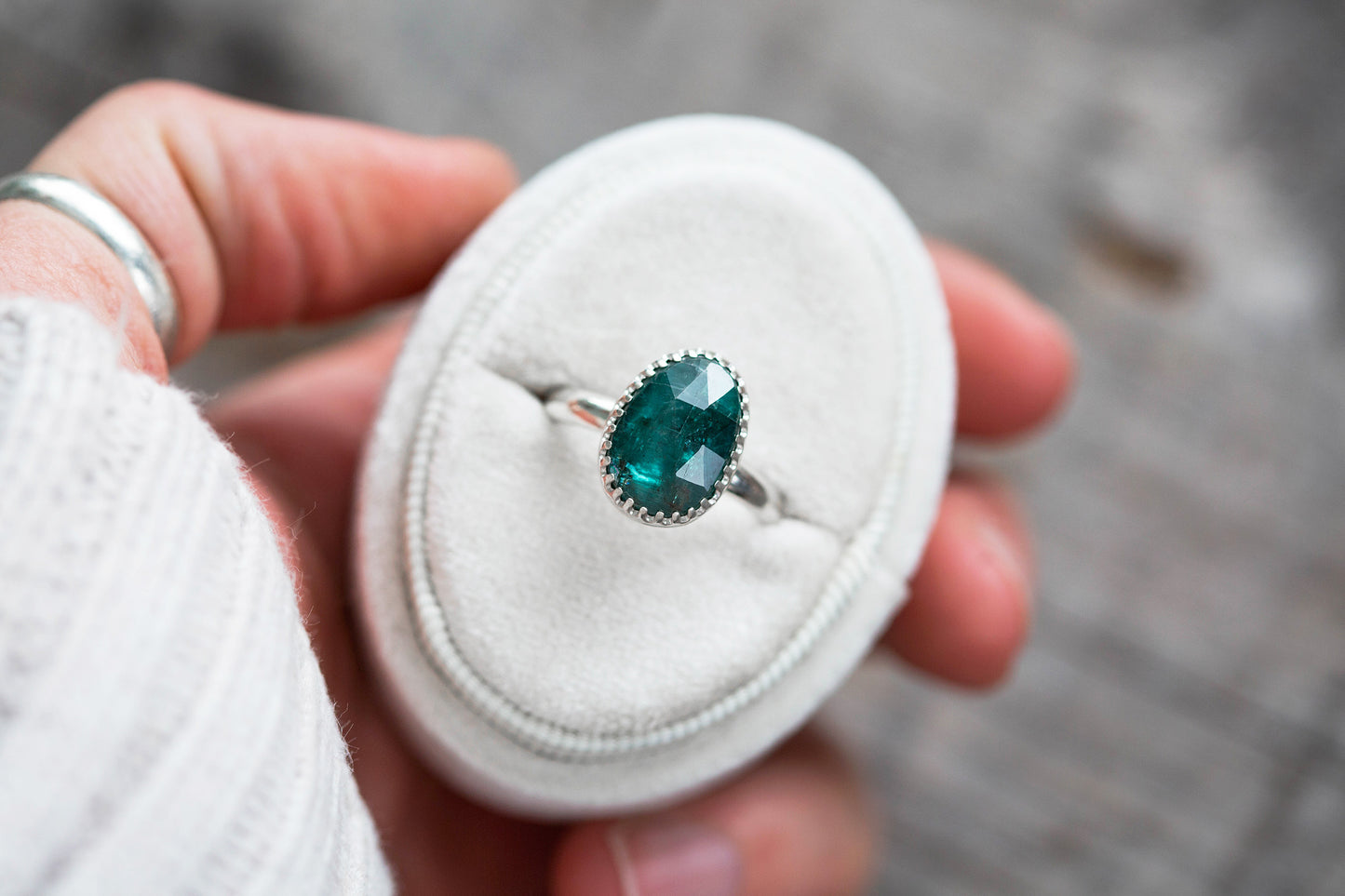 Size 8.5 | Kyanite Ring | #35