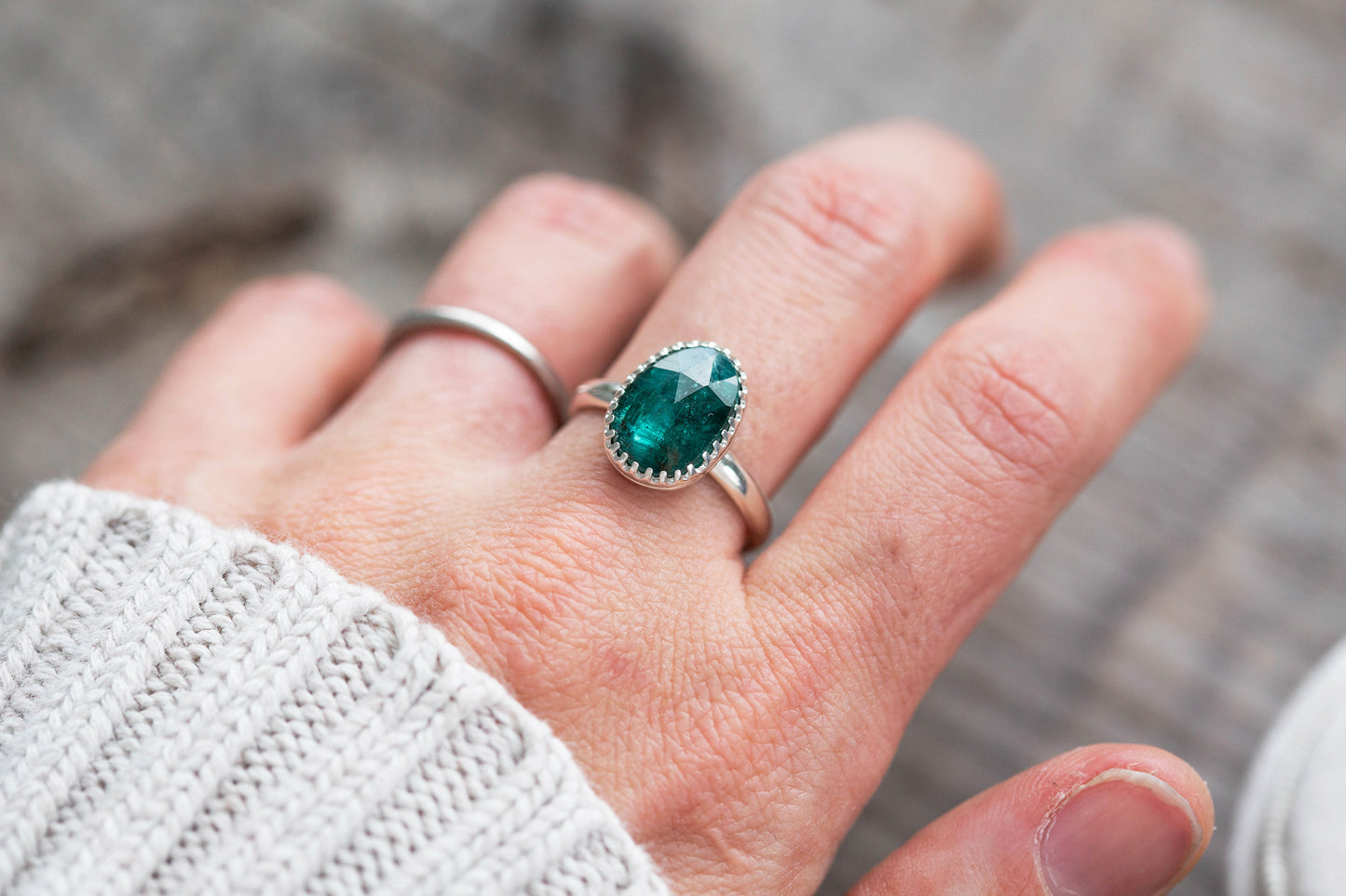 Size 8.5 | Kyanite Ring | #35