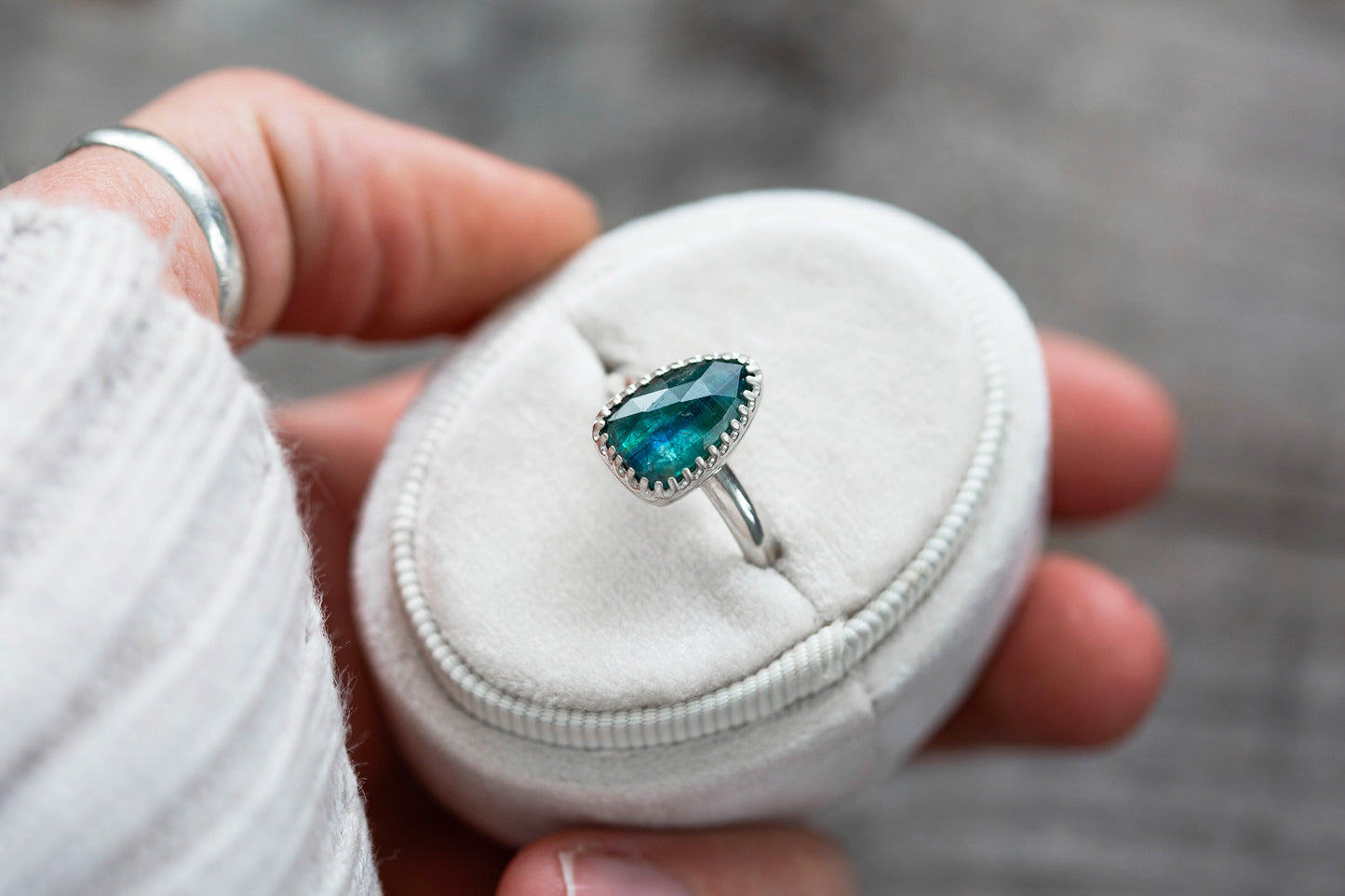 Size 8 | Kyanite Ring | #36