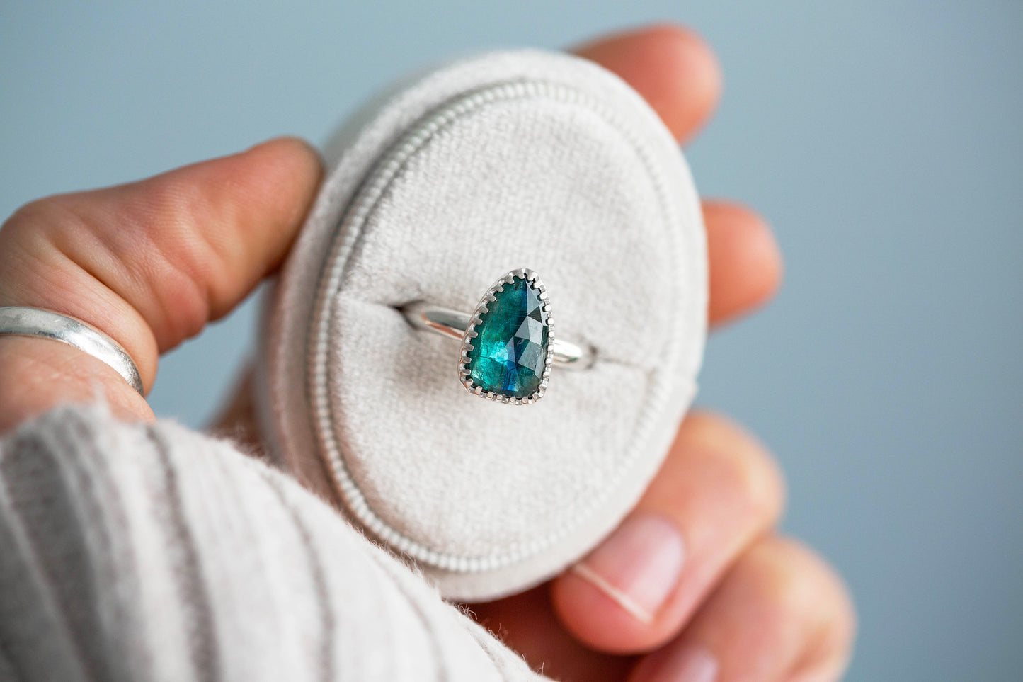 Size 8 | Kyanite Ring | #36