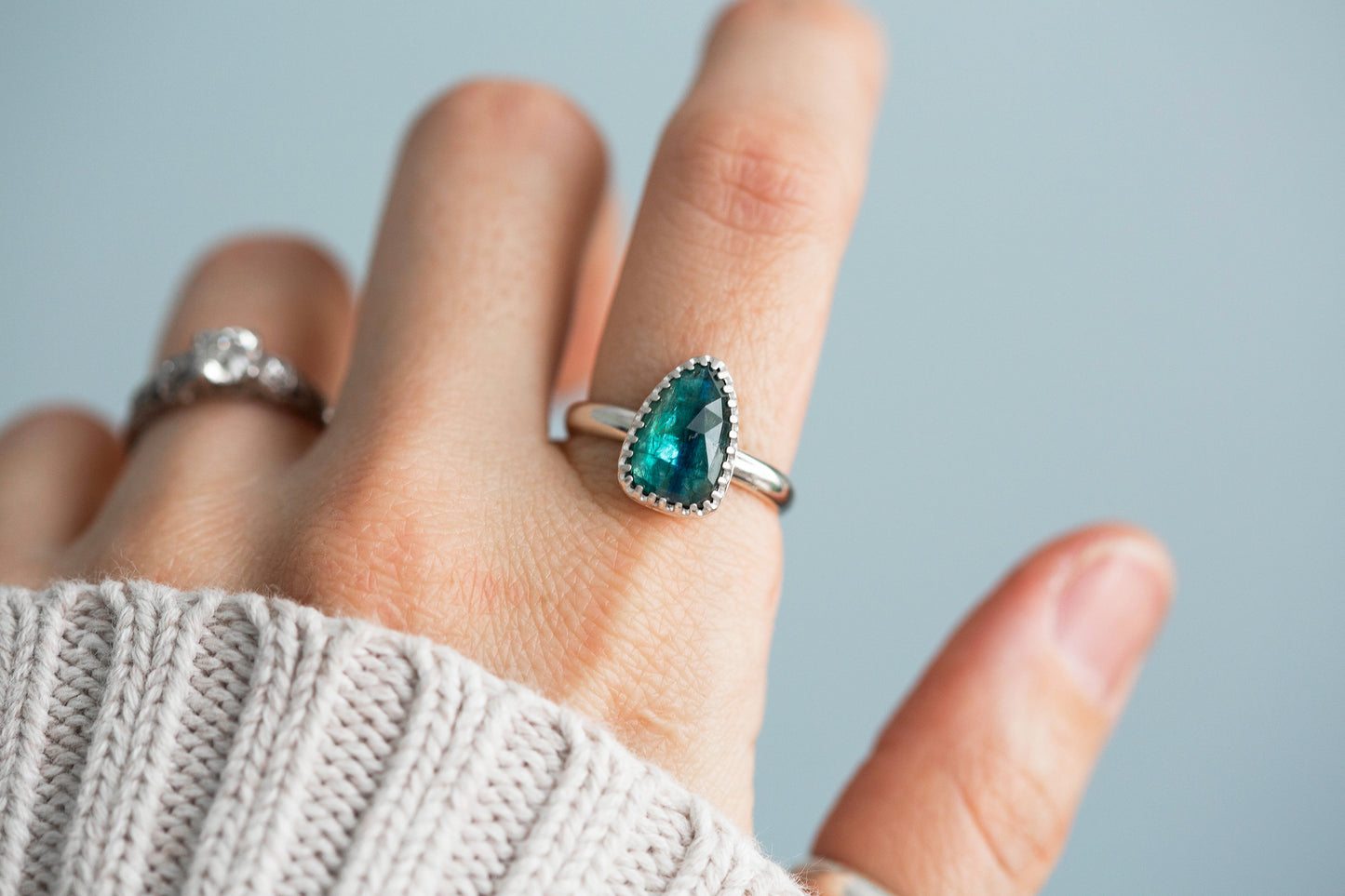 Size 8 | Kyanite Ring | #36