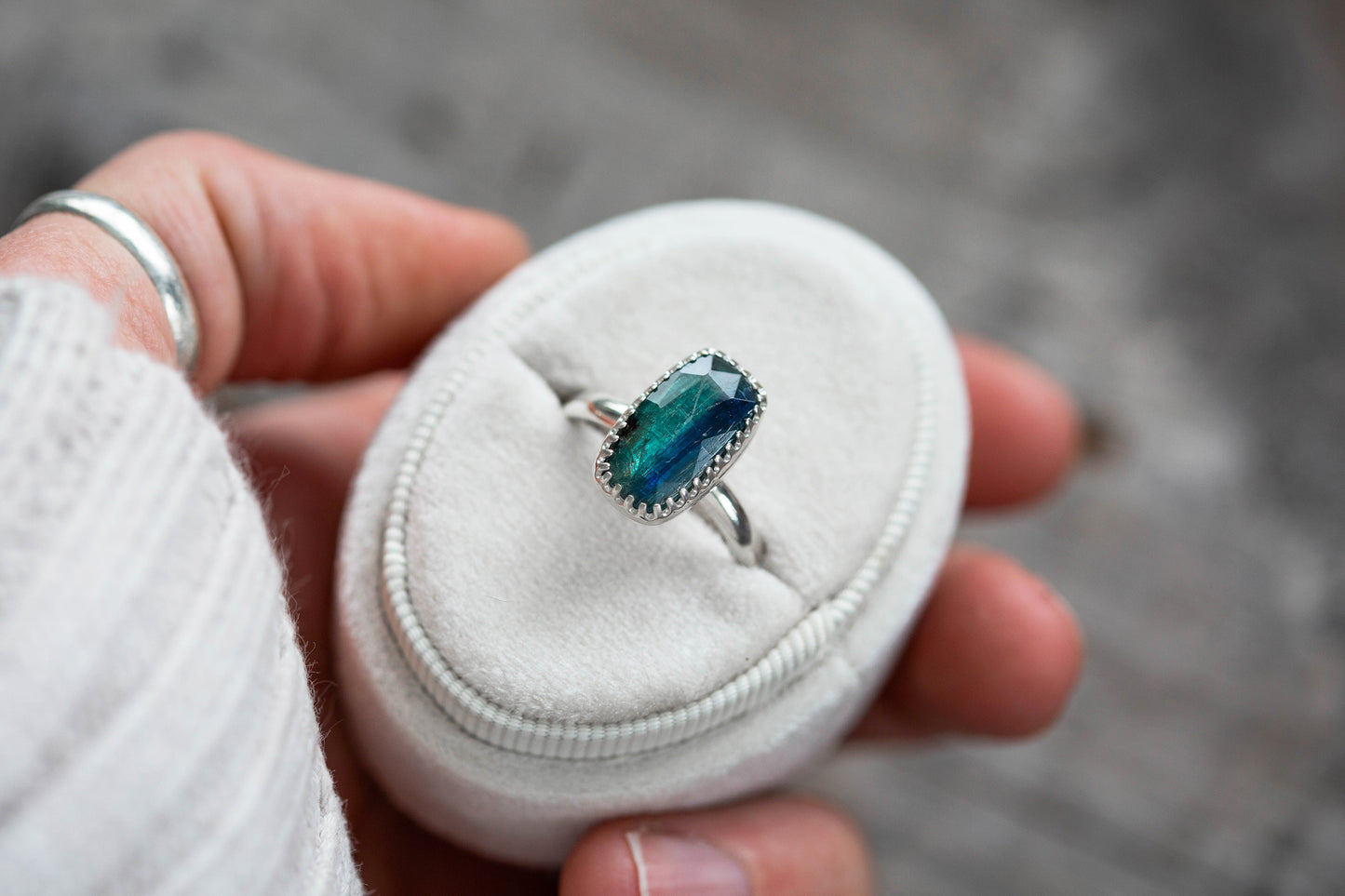 Size 8 | Kyanite Ring | #40