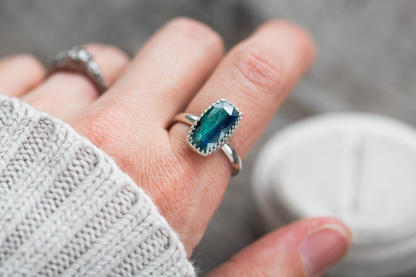 Size 8 | Kyanite Ring | #40