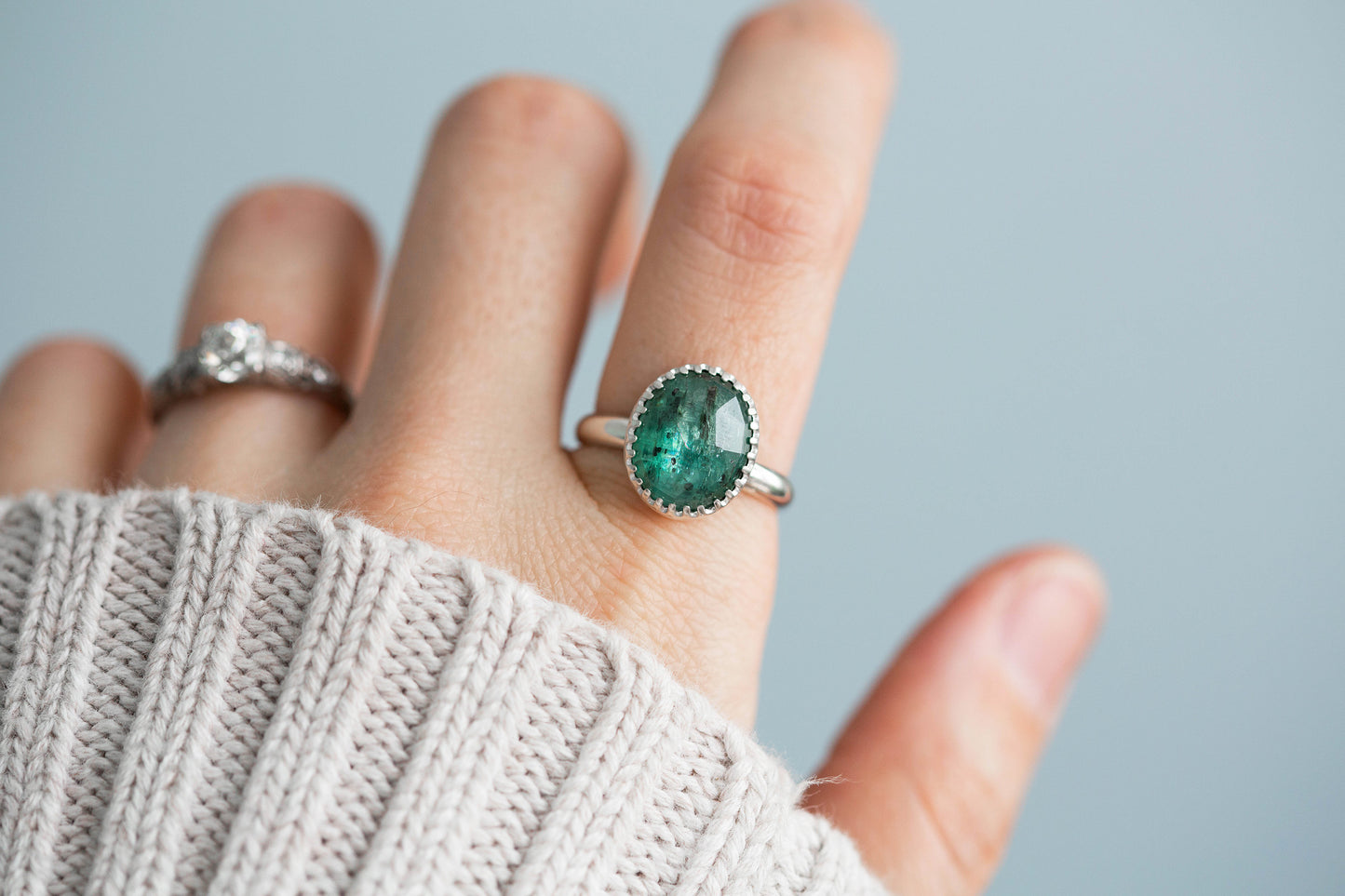 Size 7.5 | Kyanite Ring | #41