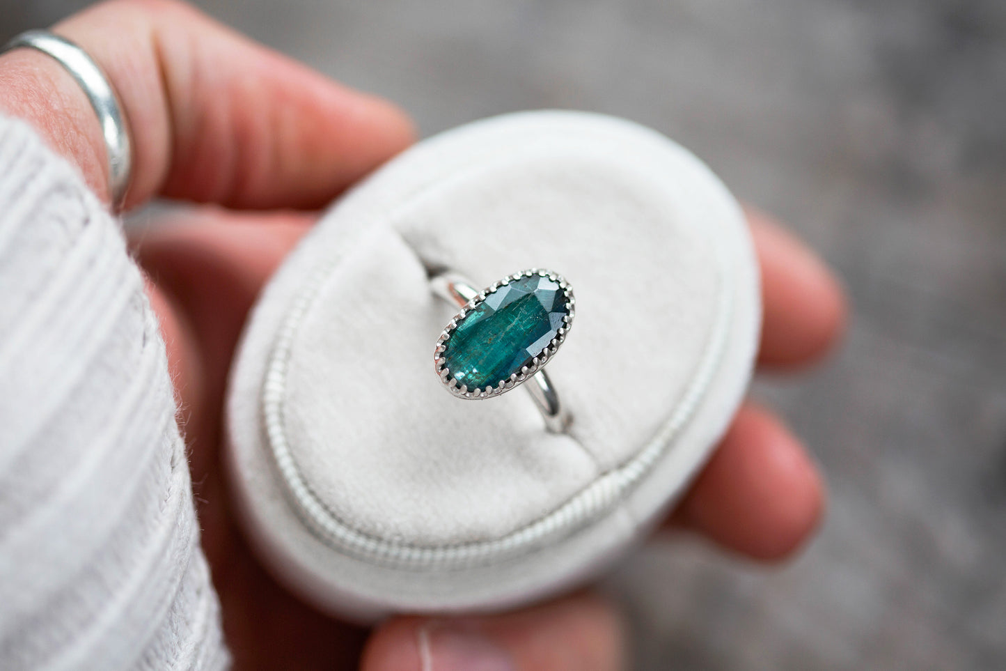 Size 7.5 | Kyanite Ring | #42