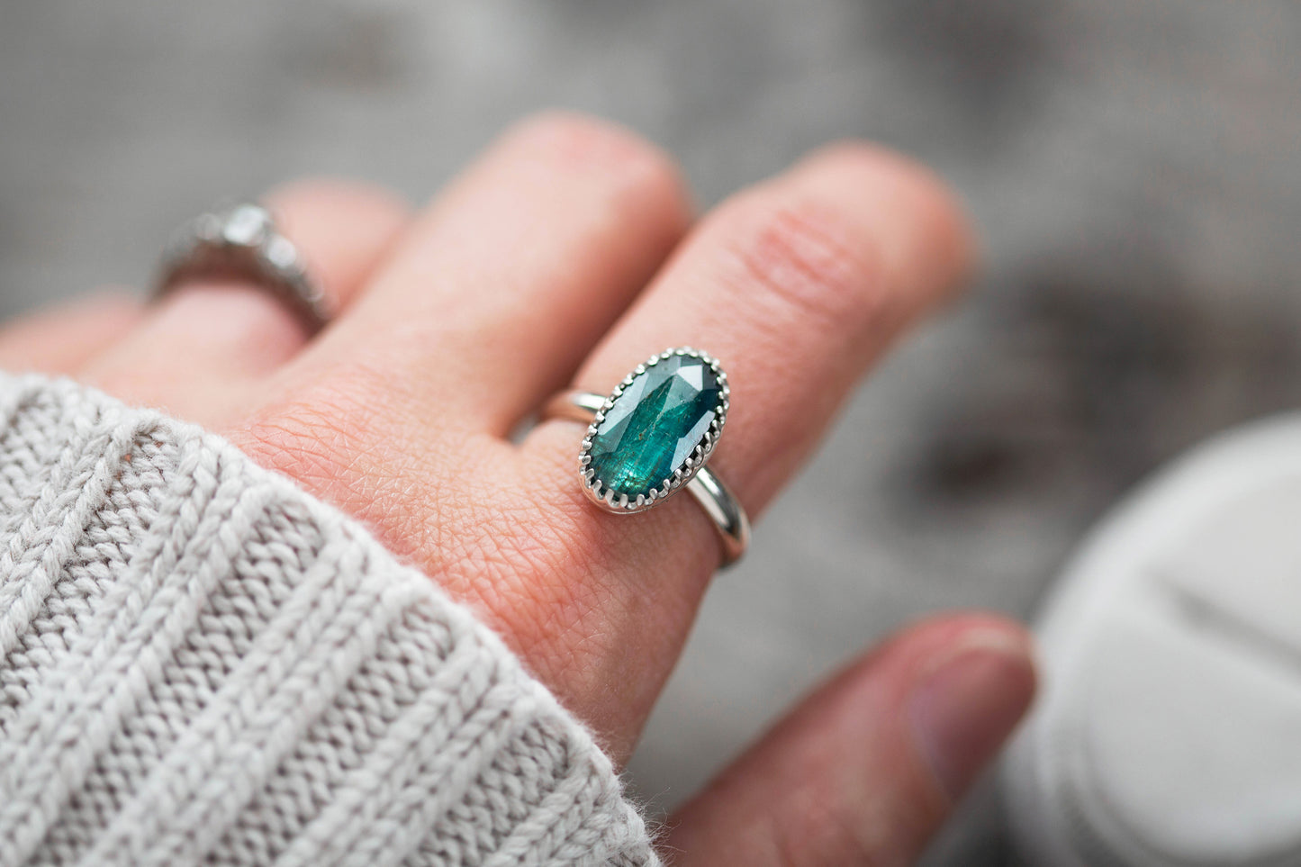 Size 7.5 | Kyanite Ring | #42