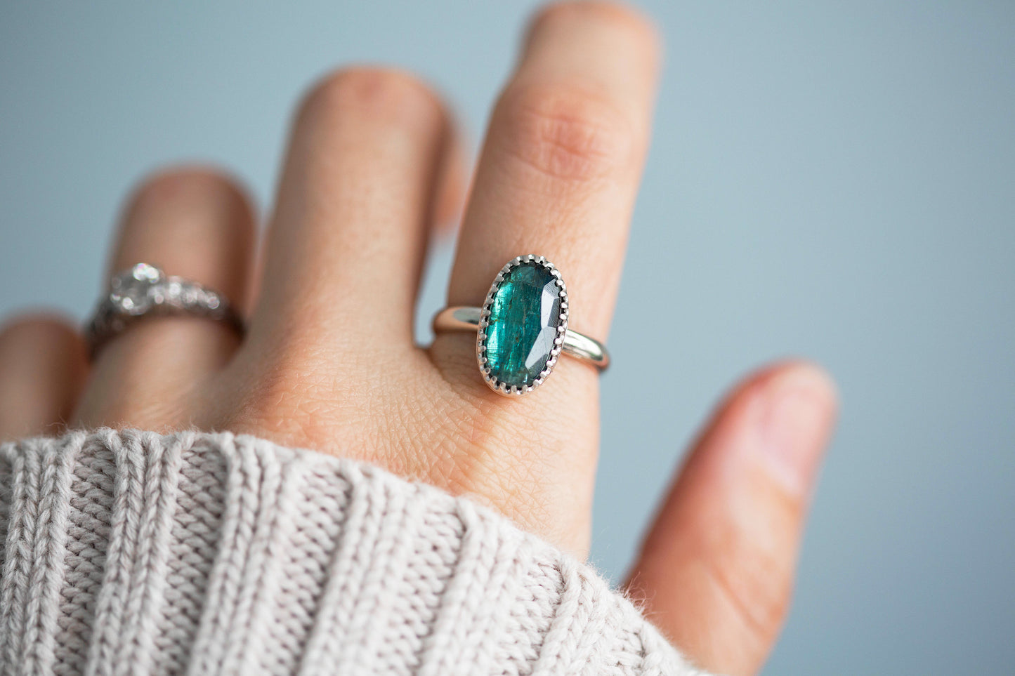 Size 7.5 | Kyanite Ring | #42