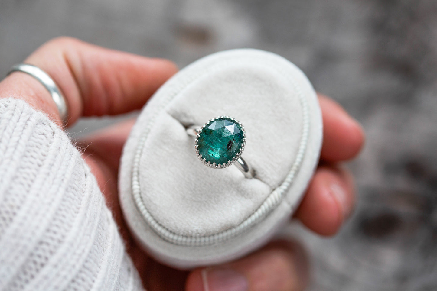 Size 8 | Kyanite Ring | #43