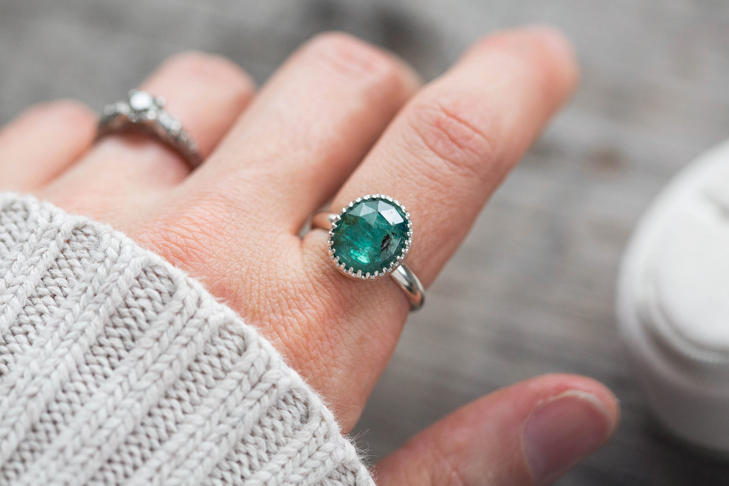 Size 8 | Kyanite Ring | #43