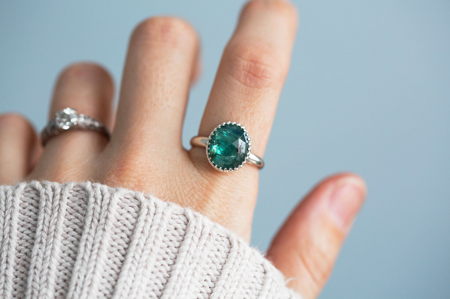 Size 8 | Kyanite Ring | #43