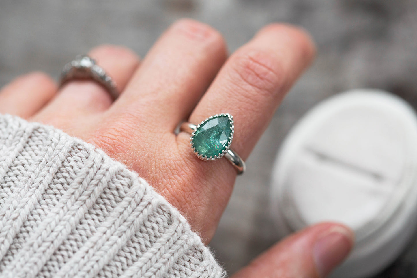 Size 8.25 | Kyanite Ring | #46