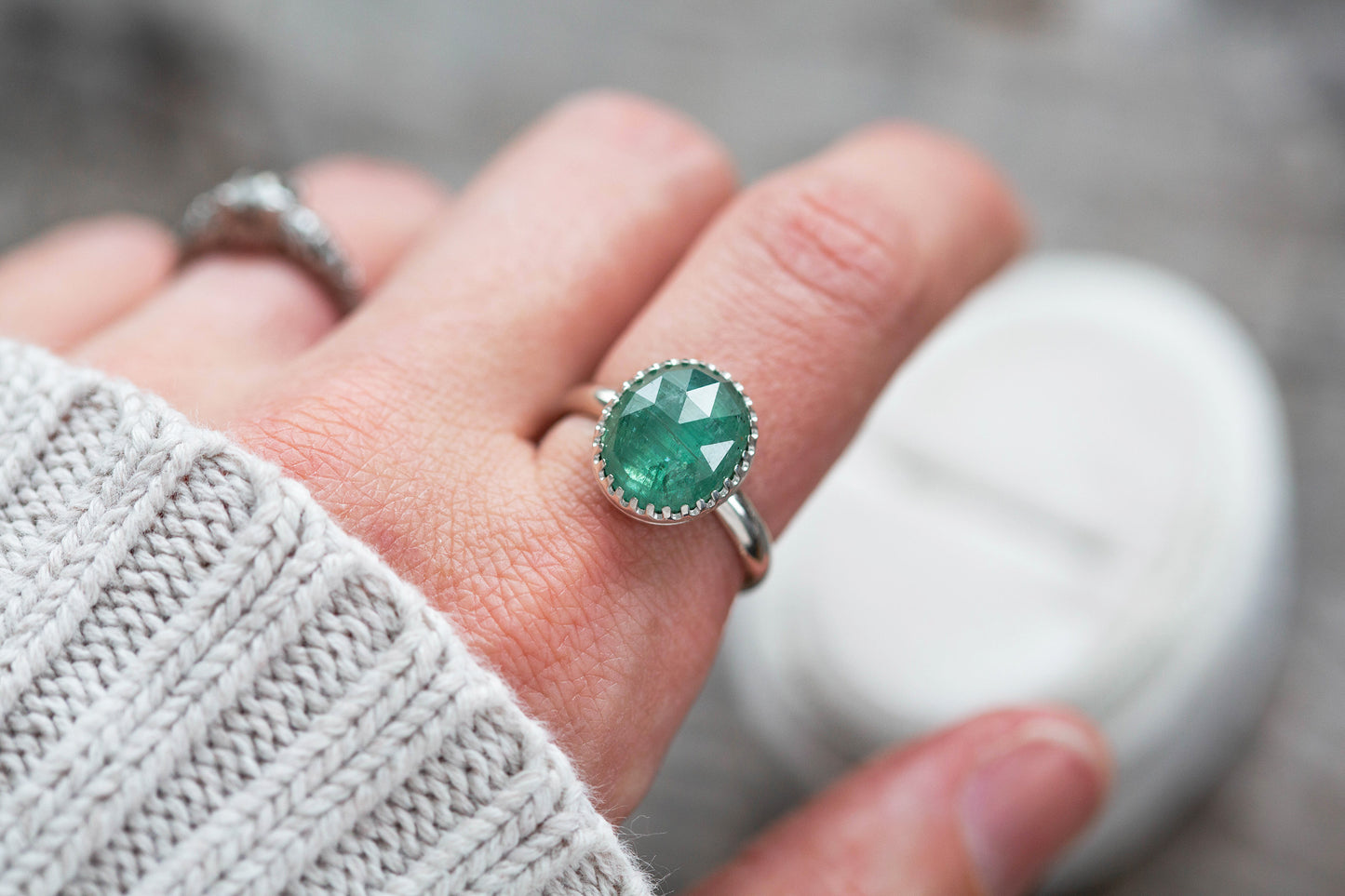 Size 8 | Kyanite Ring | #48