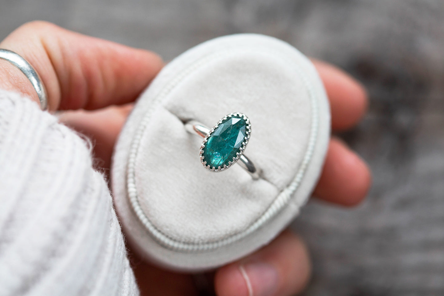 Size 8.5 | Kyanite Ring | #50
