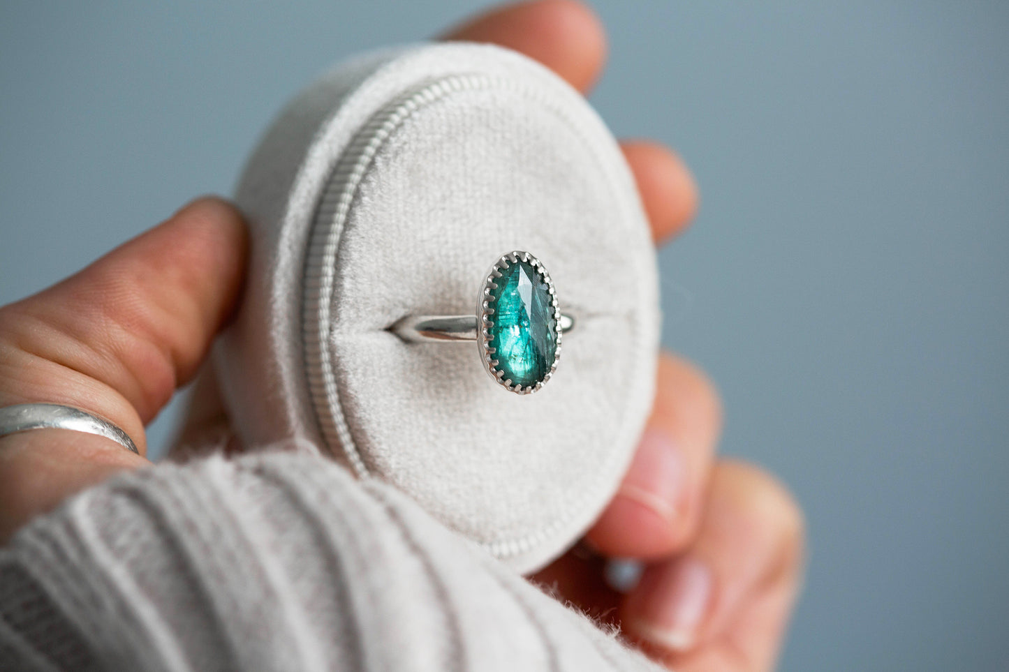Size 8.5 | Kyanite Ring | #50