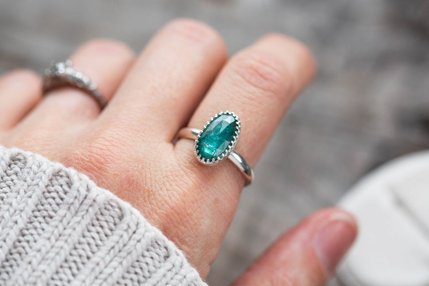 Size 8.5 | Kyanite Ring | #50