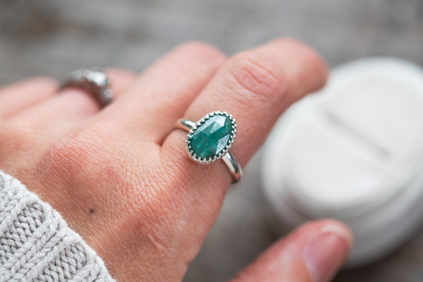 Size 7.5 | Kyanite Ring | #52