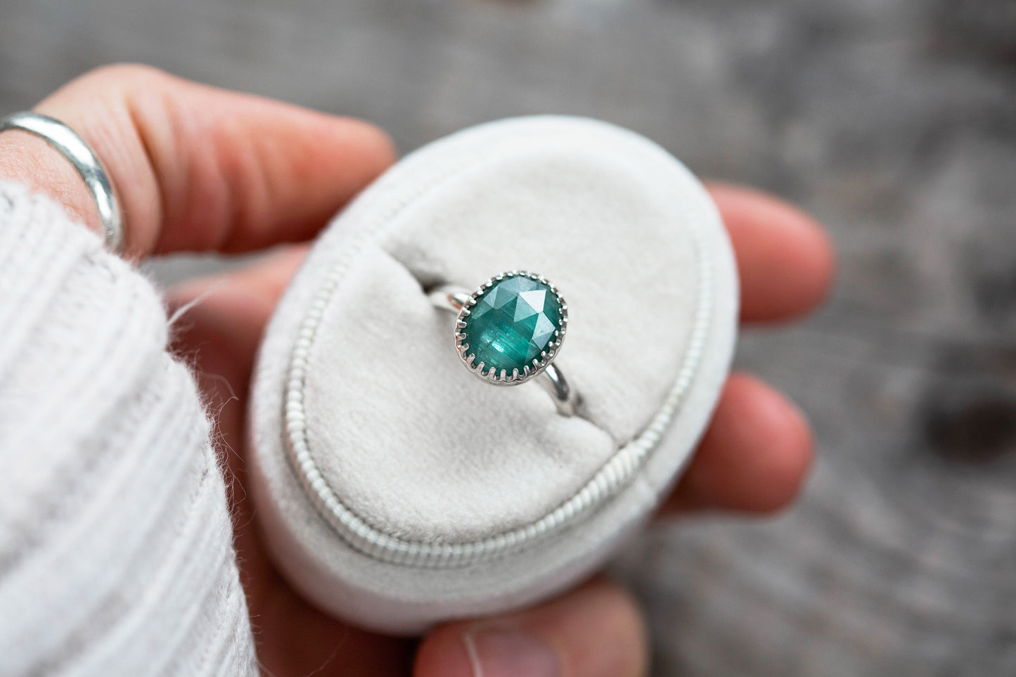 Size 7.5 | Kyanite Ring | #55