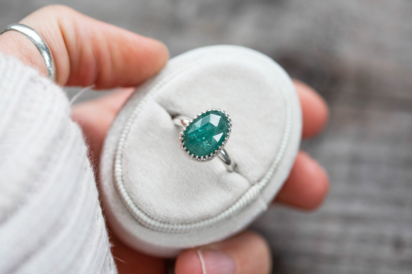 Size 7.5 | Kyanite Ring | #56