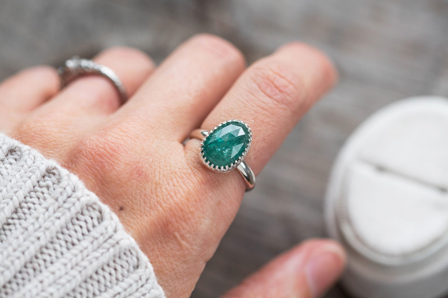 Size 7.5 | Kyanite Ring | #56