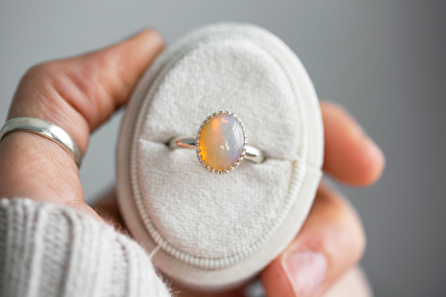 Size 7.75 | Opal Ring | #3