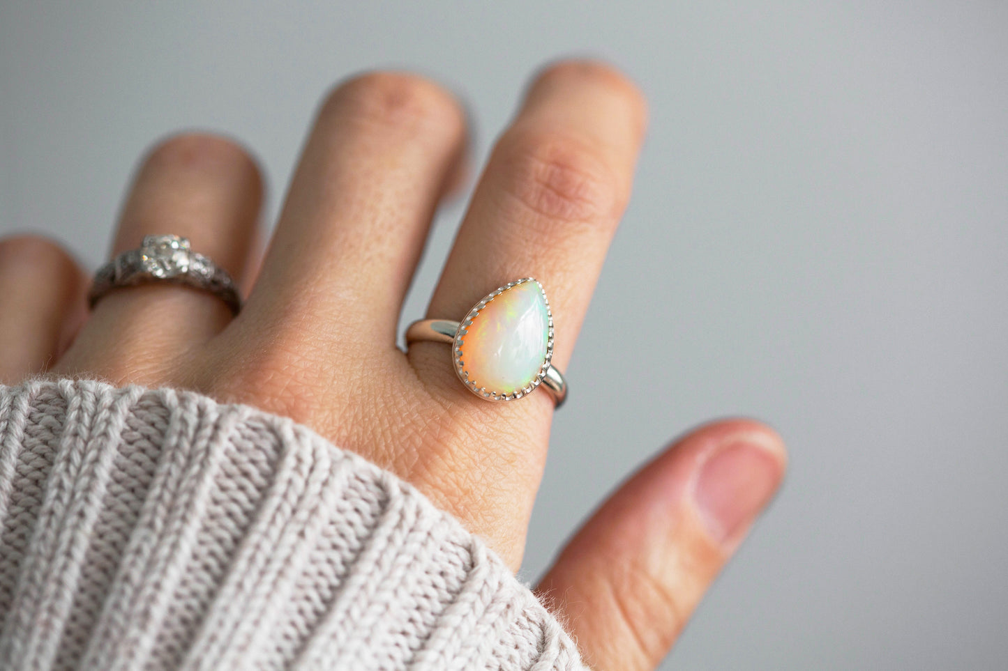 Size 8 | Opal Ring | #5