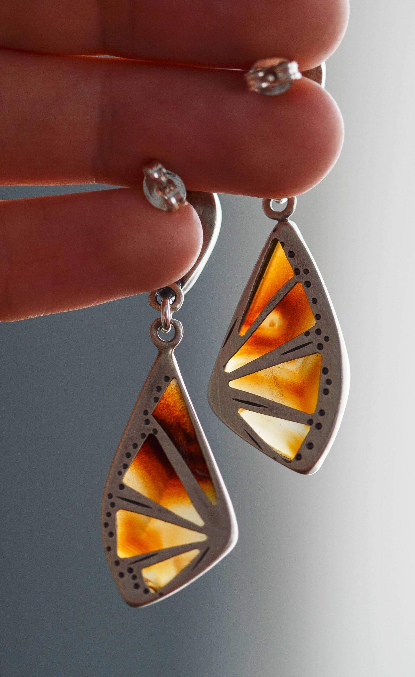 Butterfly in the Berry Patch Earrings | #11