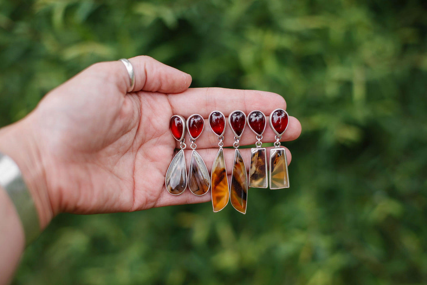 Butterfly in the Berry Patch Earrings | #11