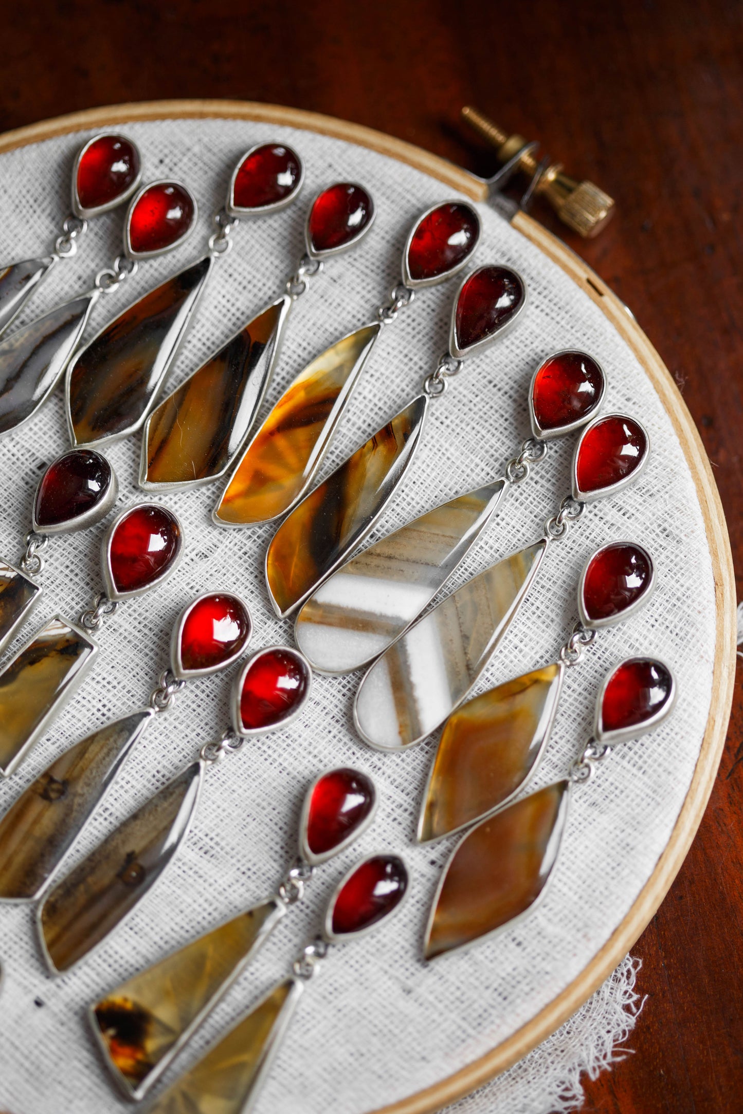 Butterfly in the Berry Patch Earrings | #2